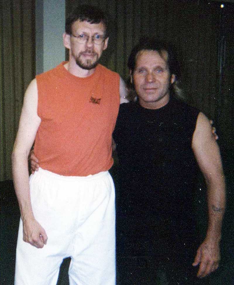 Dave and martial artist John Thompson
