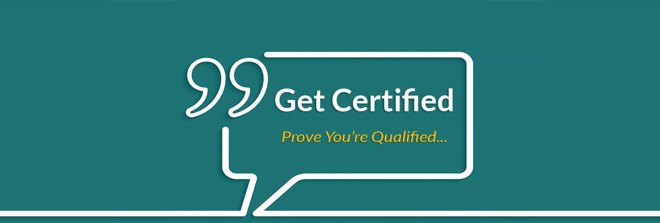 get certified